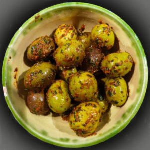 Olives épicées
